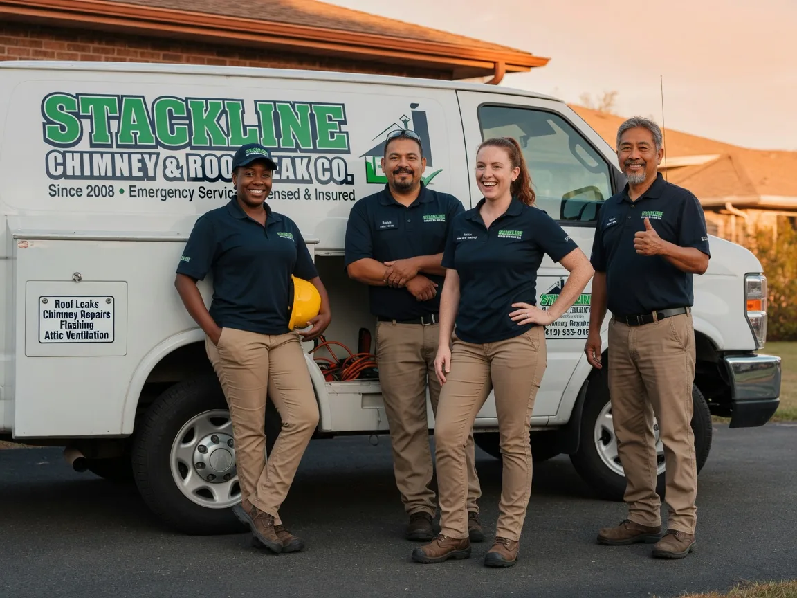 Chimney flashing repair company in Willow, OK